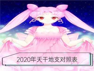 2020年天干地支对照表 干支日历表_天文与地理，天干地支的星象原理